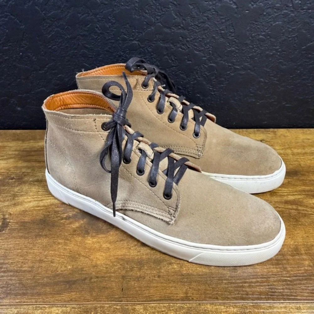 Wolverine 1000 Mile‎ W40595 Tan Suede Leather Mid Top Sneaker Mens 10.5D